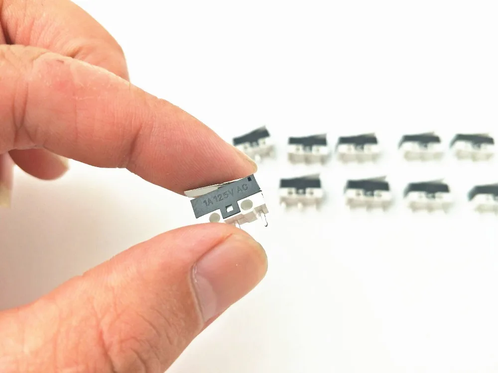 20 Micro Interruttori Finecorsa | Leva Dritta 3PIN, 125V 1A | Per Elettronica, Apparecchiature E Progetti DIY - Foto 2