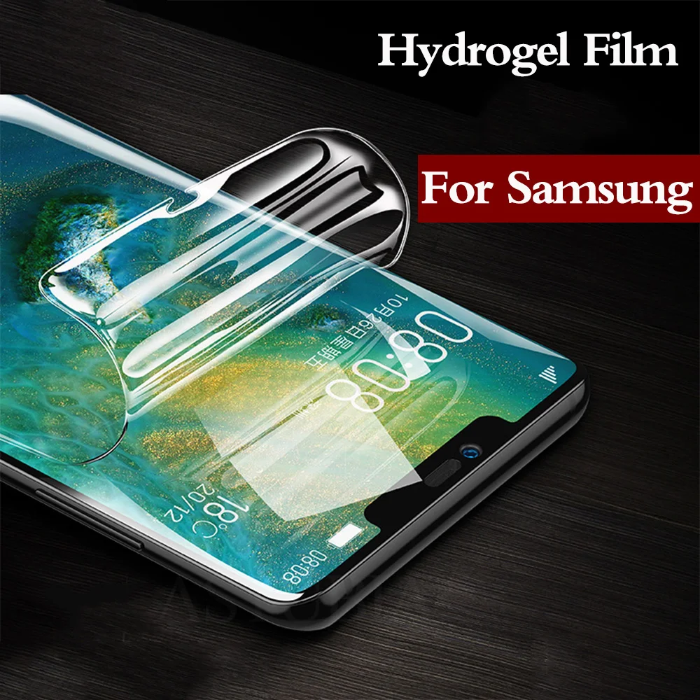 Гидрогелевая пленка для Samsung S10 Plus Защитная экрана мягкая Galaxy S9 Note 9 не стекло