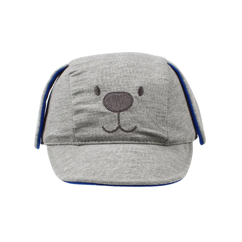 Cartoon Dog Baby Cap Cotton Pattern Baby Sun Hat Cute Ears Toddler Caps For Boys Spring Summer Girls Caps Baby Boys Clothing (39)