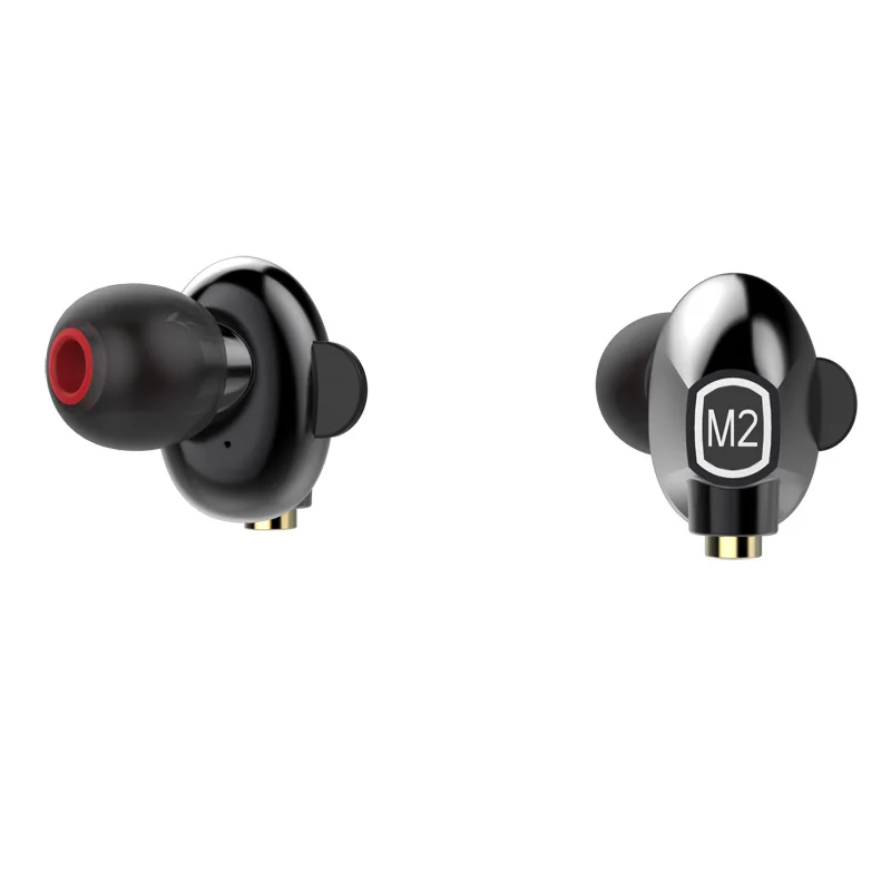 M2 Bluetooth гарнитура снижение шума Двойное действие катушки беспроводной спортивные стерео наушники с микрофоном для телефона