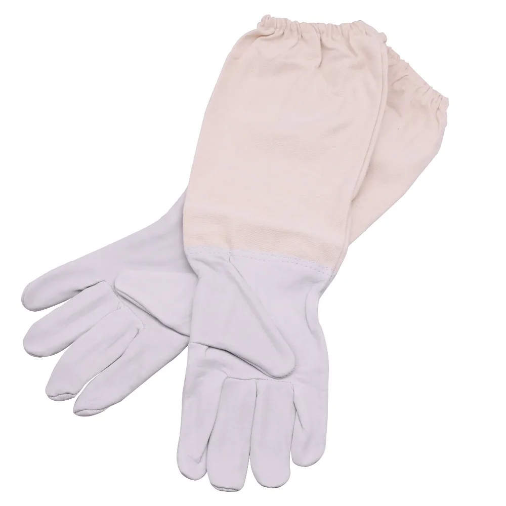 

7 pairs Beekeeping Tool Beekeeper Protective Clothing Gloves White Good Protection Flexible Durable Breathable Universal Size