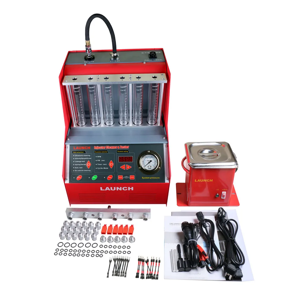 

Launch CNC602A Car Fuel Injector Cleaning Machine Ultrasonic FUEL Injector Cleaner Tester Washing Tool 6 Cylinder DHL for