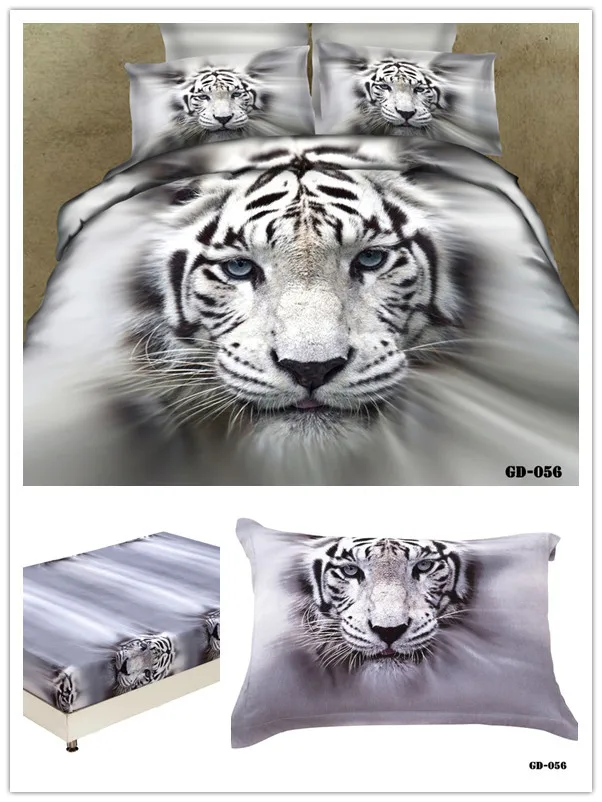Popular White Tiger Bedding SetsBuy Cheap White Tiger Bedding Sets lots from China White Tiger