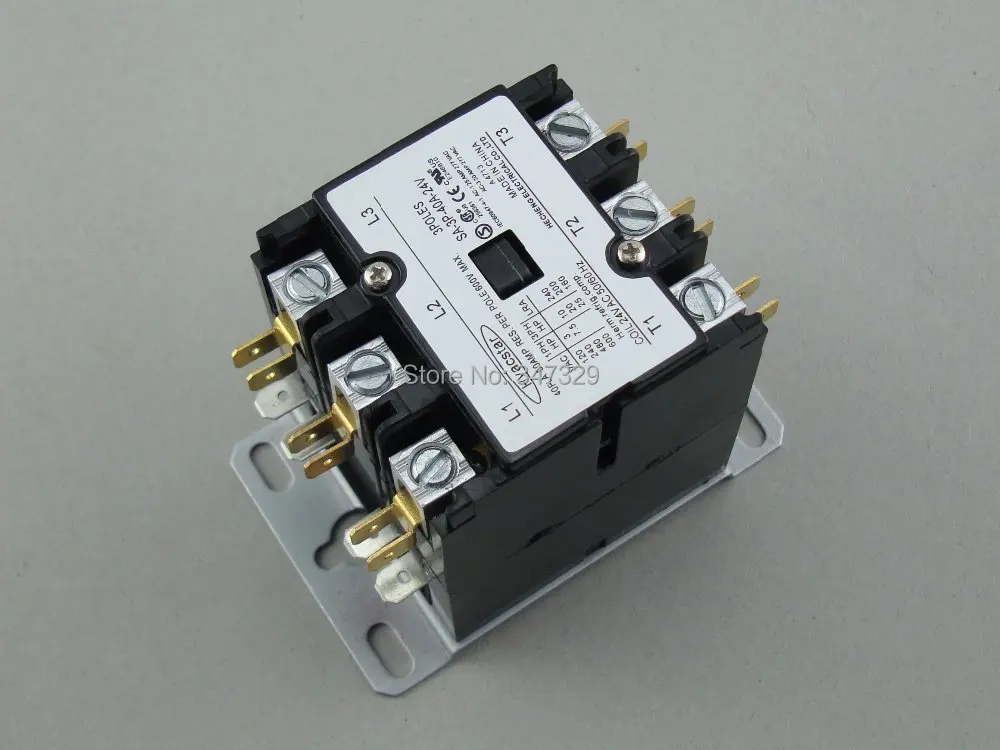 Hvacstar SA-3P-40A-24V контактор определенного назначения 3 полюса 40FLA 24V AC катушка DP