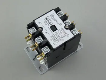 

Hvacstar SA-3P-40A-24V Definite Purpose Contactor 3Poles 40FLA 24V AC Coil , DP Contactor, Air Conditioner Contactor