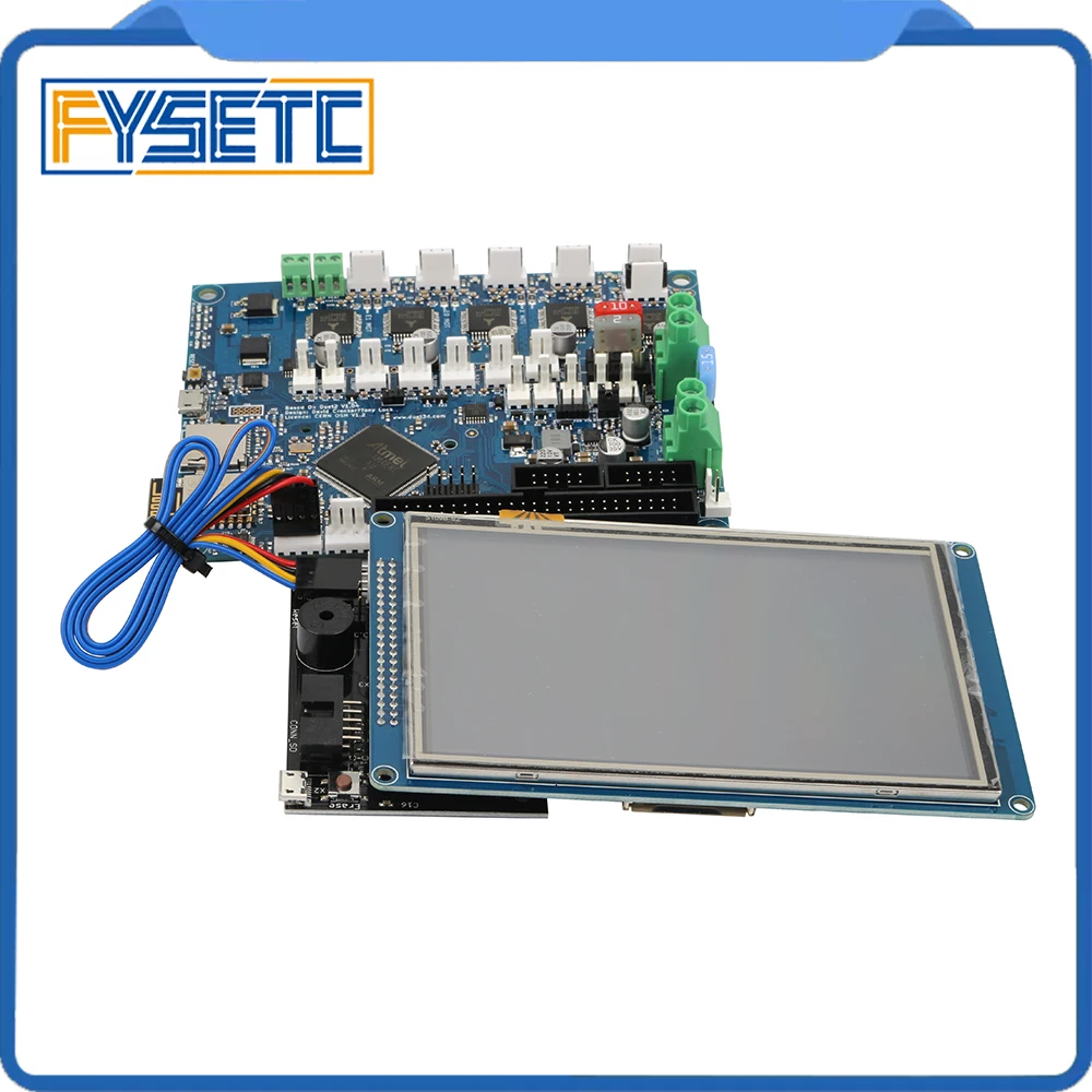 Клонированный Duet 2 Wifi V1.04 DuetWifi Расширенный 32 бит электронный с 4 3 &quot5&quot 7 &quotPanelDue