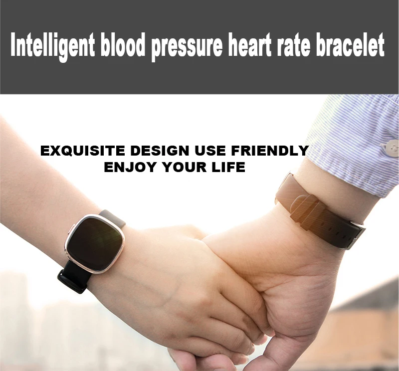 Лучший смарт-браслет подарок для друзей с функцией сердечного ритма и кровяного давления монитор сна совместим с IOS и Android