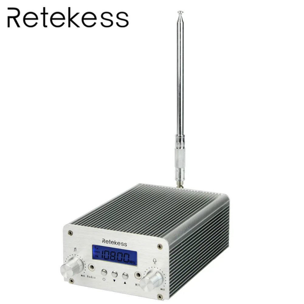 RETEKESS TR501 PLL FM Transmitter 1W/6W Stereo FM Radio Broadcast