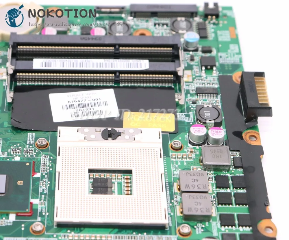 NOKOTION для hp павильон DV7-3000 Материнская плата ноутбука 580972-001 575477-001 DA0UP6MB6E0 основная плата PM55 DDR3 GT240M видеокарта