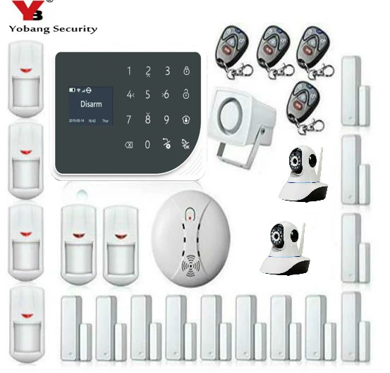 YoBang Security WIFI GSM Home Safety Alert Home Protection GPRS font b Alarm b font System