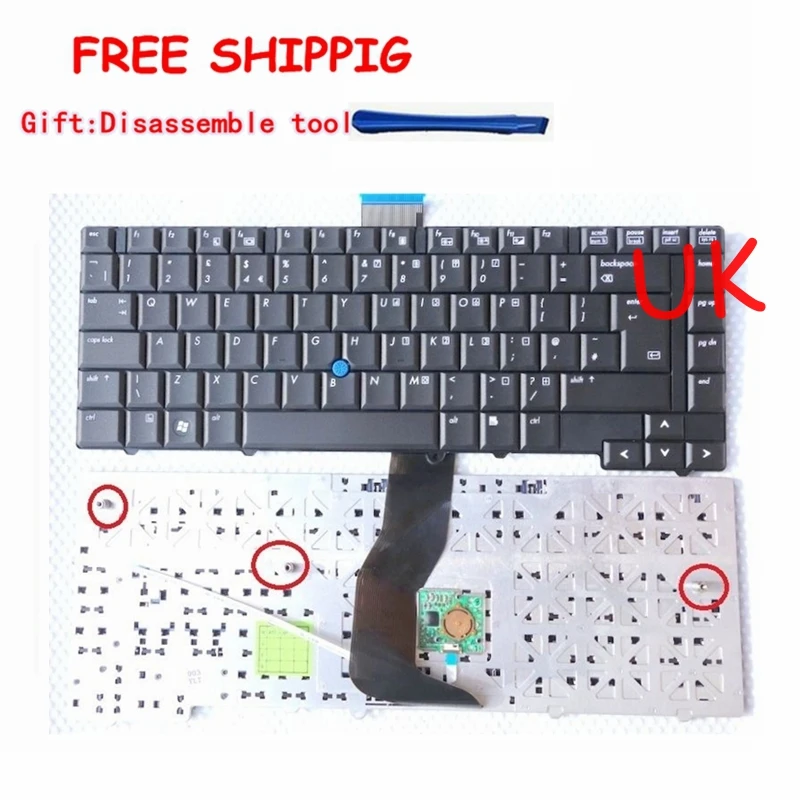 Новинка для HP EliteBook 6930 6930p UK раскладка клавиатуры ноутбука 468778-031 483010-031 QWERTY |