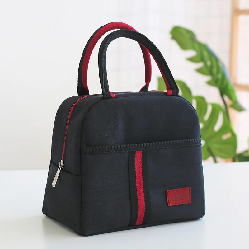 

New Decent Tote Lunch Bag For Family Multifunction Food Portable Picnic Bag Insulated Aluminum Foil Storage Container Cloth Bag
