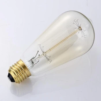 

Incandescent Vintage Bulb 40W 220V Retro Edison bulbs Art Decoration ST64 Light Bulb E27 Antique Decorative lamp
