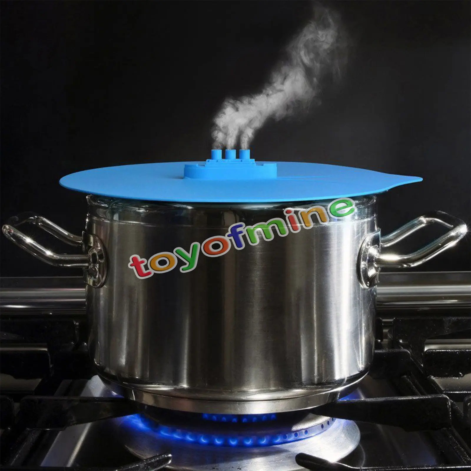 New Steaming Lid Cooking Tool Colorful Silicone Pan Lid Boil Over Spill