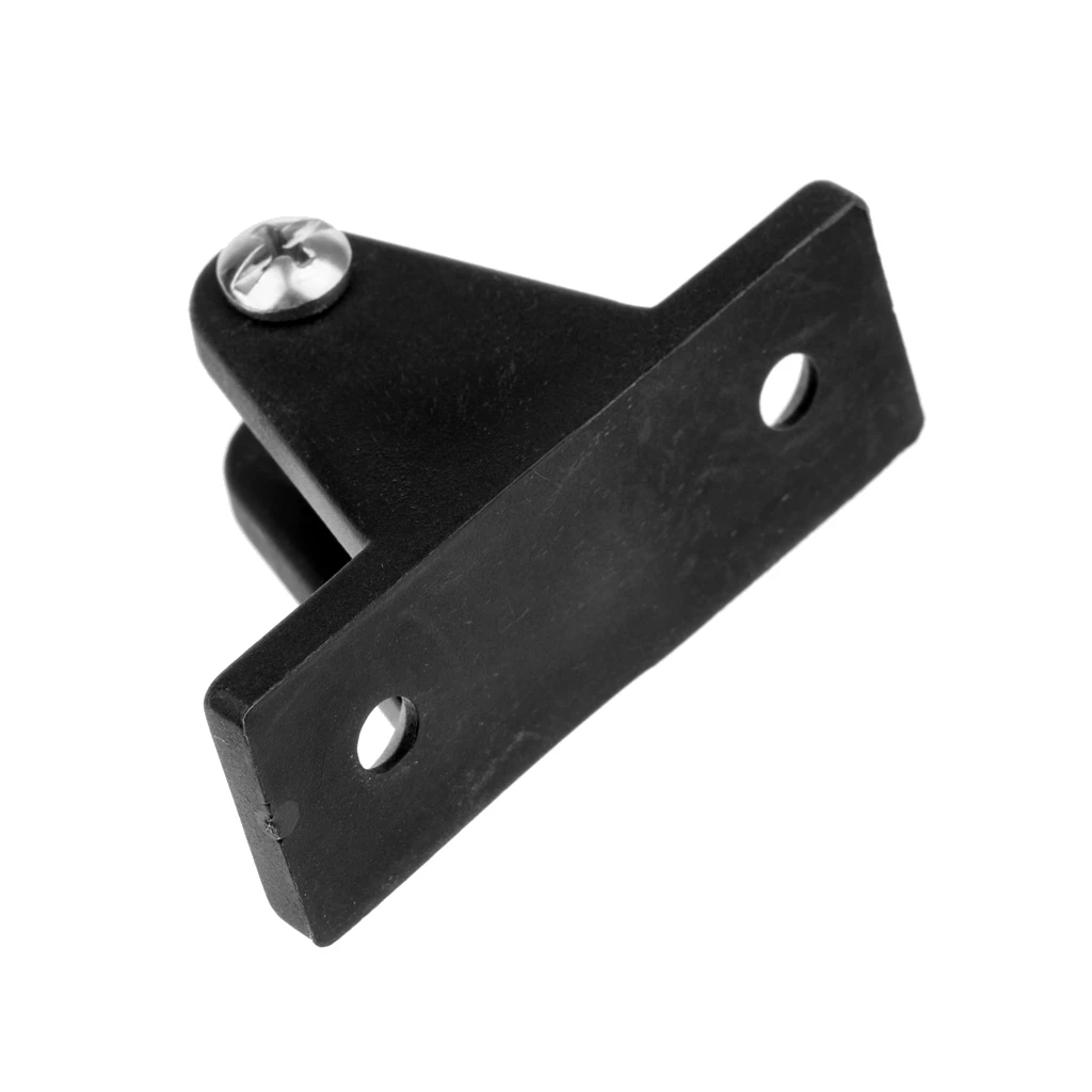 Perfeclan Black Durable Nylon Universal Deck Hinge Angle Side Mount Plate with Bolt  Stainless Steel Hinge Bimini Tops