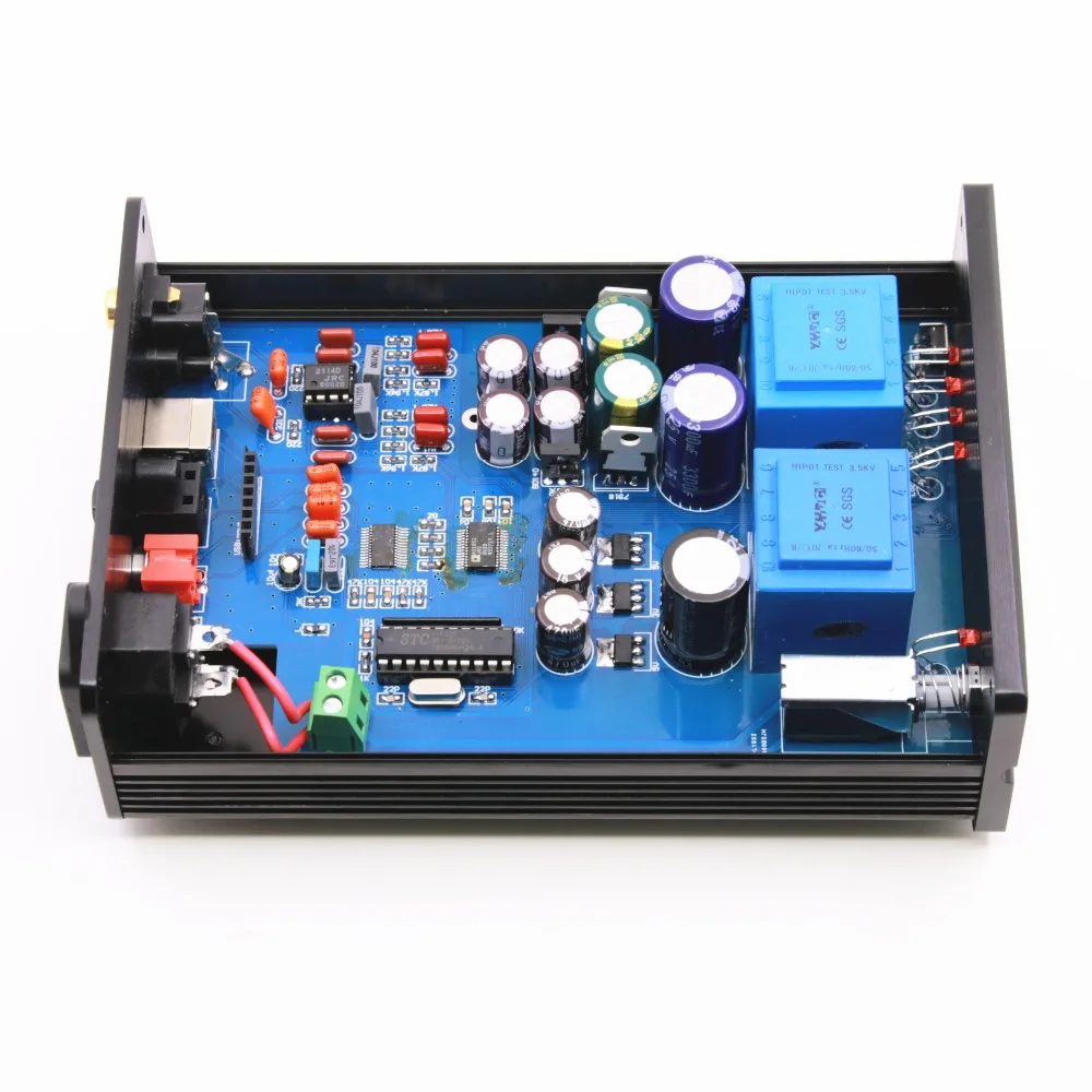 AD1852 24bit 192k мягкое управление HiFiDAC Декодер коаксиальный оптоволоконный декодер аудио DAC