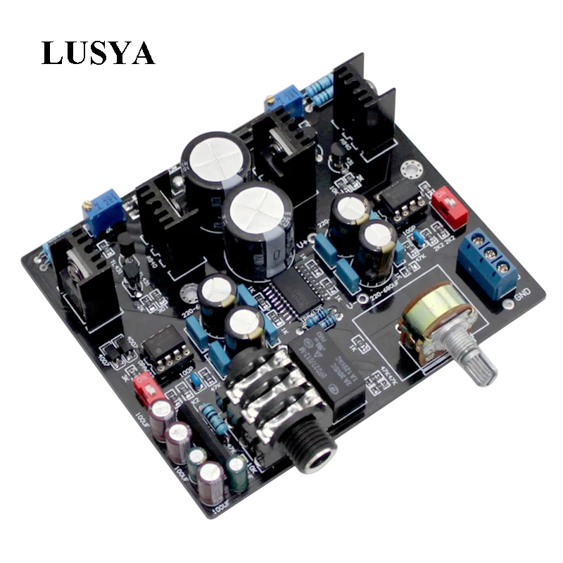 Lusya TPA6120A NE5534 усилитель для наушников доска UPC1237 Защитная микросхема для 32-600 динамик 8 Ом G9-007