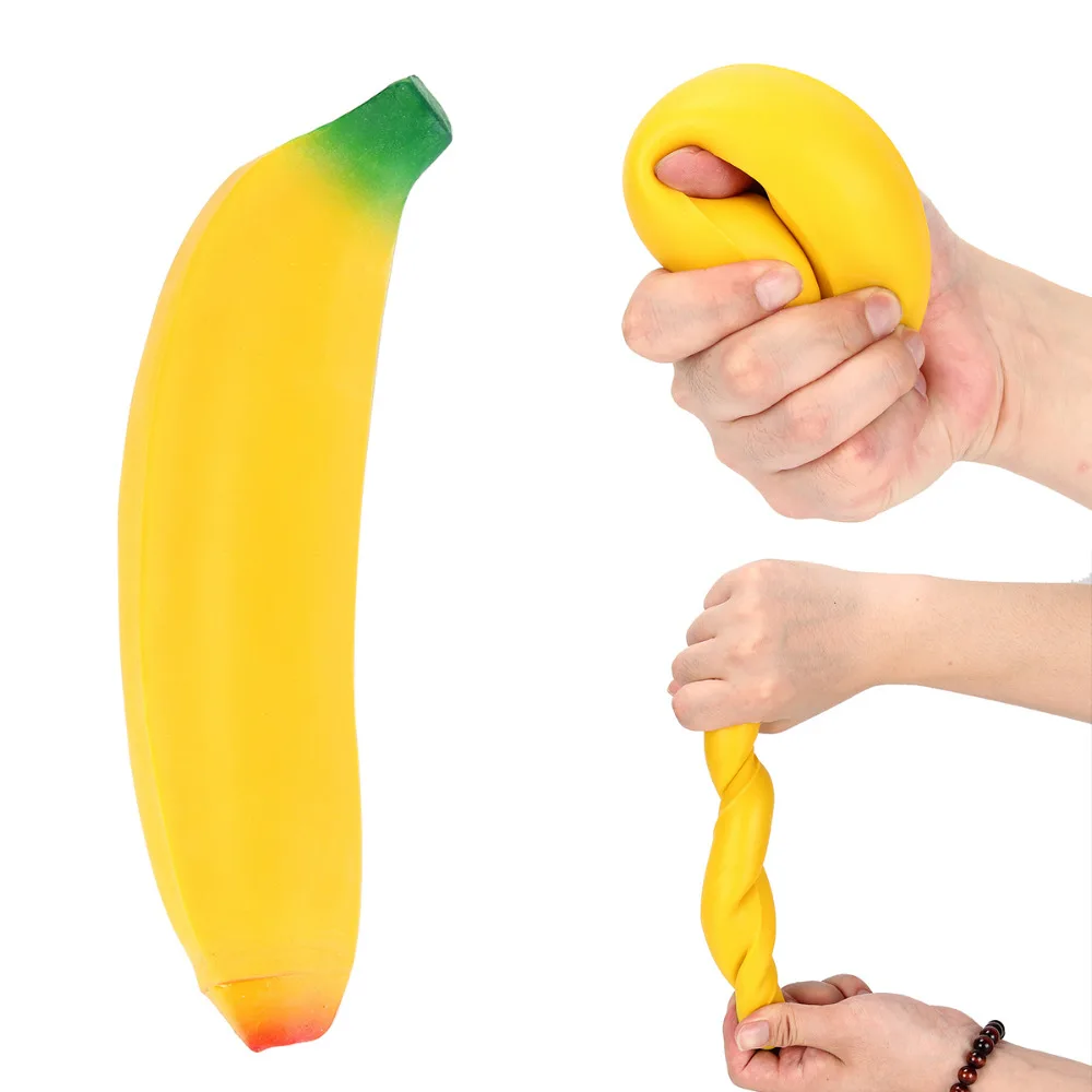 2018 Fun замедлить рост банан развлечения антистресс стресса игрушки приколами розыгрыши Squeeze Забавный гаджет