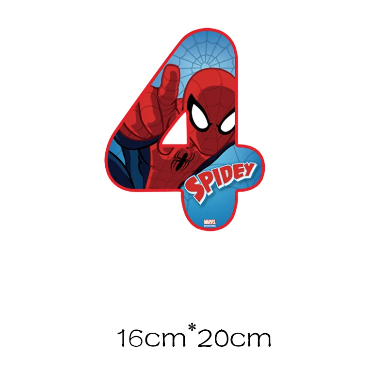 Для детей «Человек-паук», с надписью переводная картинка заплатка для одежды DIY Футболка рюкзак для одежды девушки патчи наклейка с термопереносом - Цвет: B4