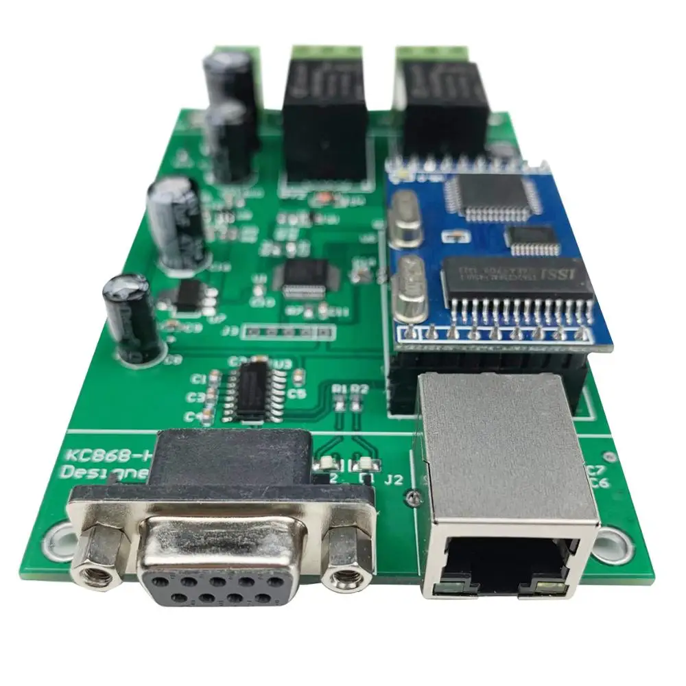 Система контроля допуска к двери комплект 2 канала Ethernet TCP IP релейный модуль RJ45 RS232