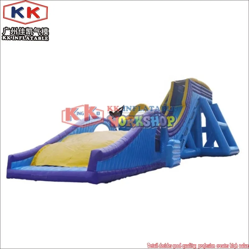 KK Giant inflatable drop kick water slide,Inflatable Dropkick Water