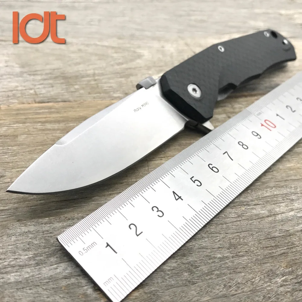 Складной нож LDT Lion TRE M390 из углеродного волокна тактические ножи с титановой