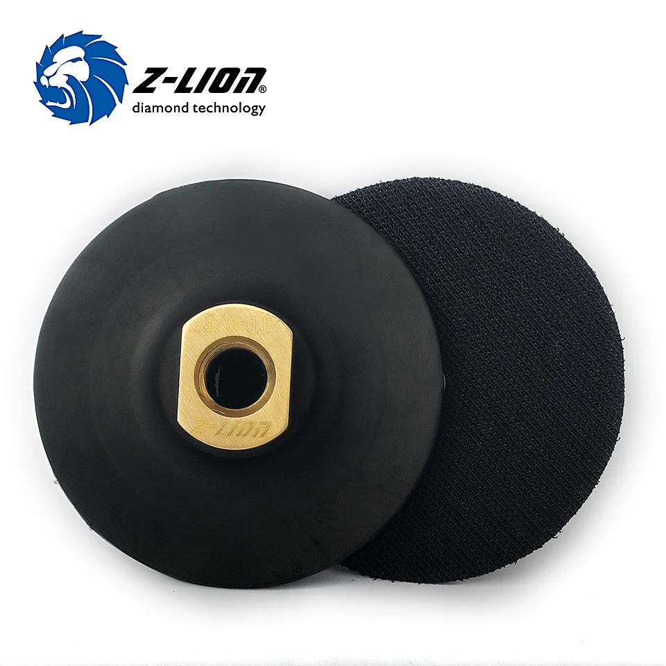 Z LION 4 Inch 95mm Polisher Backing Pad M14 Angle Grinder Rubber