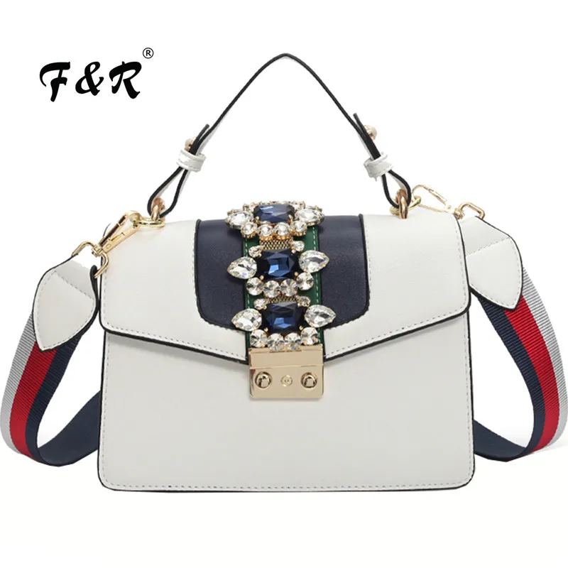 

Luxury Diamond Women Shoulder Bag Solid Flap Crossbody Bags For Female Scarf Decorated Beading Purse Handbag luis vuiton gg bag