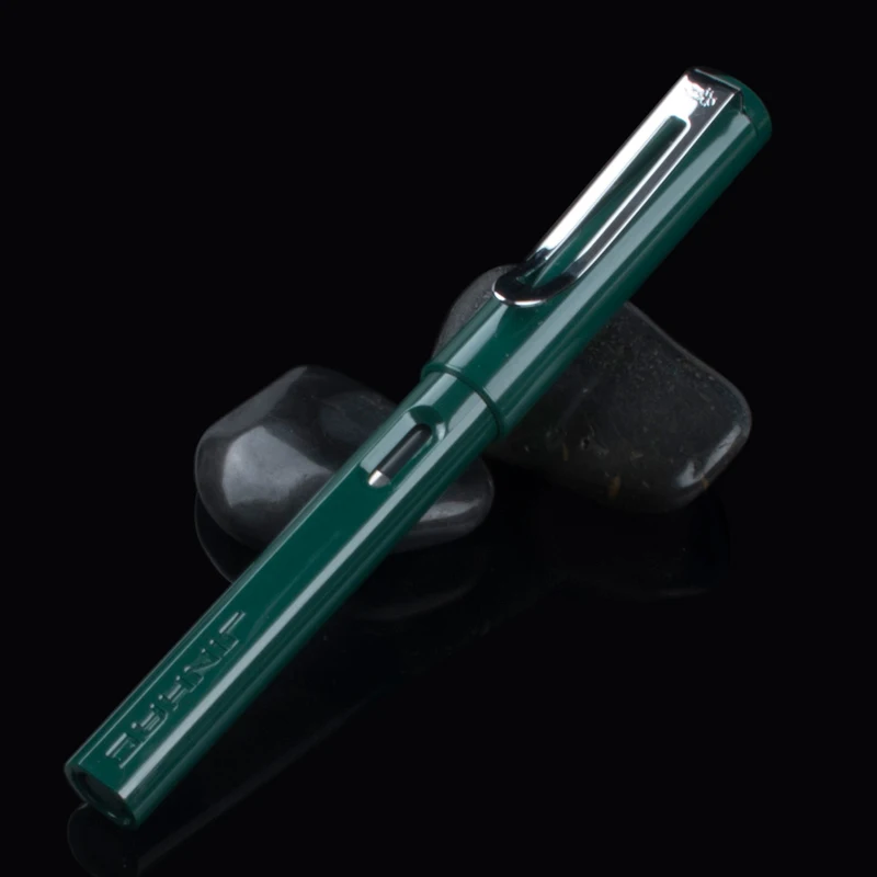 Jinhao 599A Высококачественная перьевая ручка армейского зеленого цвета 0 5 мм