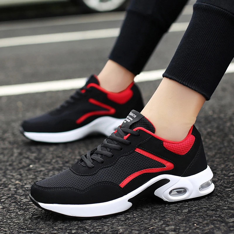 

Men Sneakers Cushion Running Shoes Unisex Breathable Mesh Couples Sport Men Shoes Fashion Casual Shoes zapatillas hombre