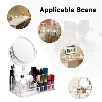 Transparent Acrylic Mirror Makeup Organizer Storage Box Cosmetic Lipstick Jewelry Case Display Stand Make Up Tools Brush Holder
Transparent Acrylic Mirror Makeup Organizer Storage Box Cosmetic Lipstick Jewelry Case Display Stand Make Up Tools Brush Holder