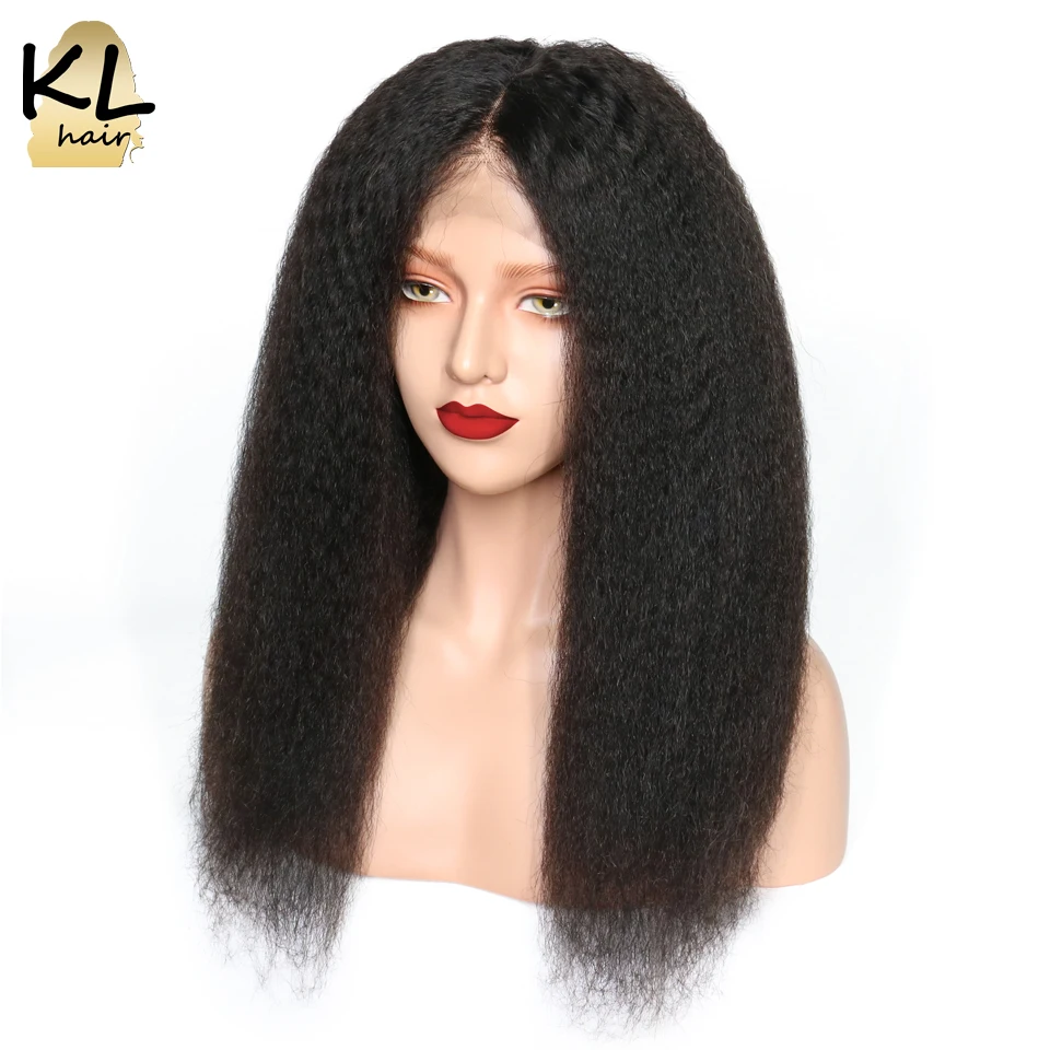 Full Lace Human Hair Wigs For Black Women Natural Color Brazilian