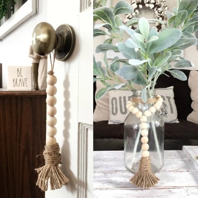 Tle Farmhouse Beads Natural Wood Bead Garland Kids Baby Nursery Tle Farmhouse Beads Natural Wood Bead Garland Kids Baby Nursery Room Decor