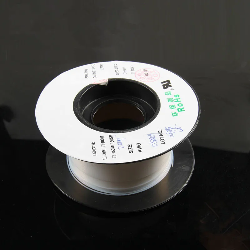 

1PCS TH012 PTFE Teflon Capillary Tube Length 5 Meters Inner Diameter 1.2 mm Outside Diameter 2mmTeflon Tube