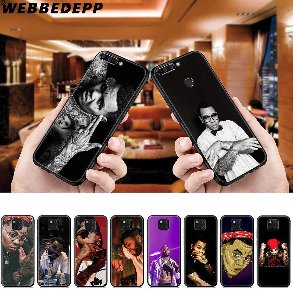 WEBBEDEPP Kevin Gates Soft Case for Huawei Mate Honor 20 6A 7A 7C 7X 8 9 9X 10 View Lite Pro 30 |