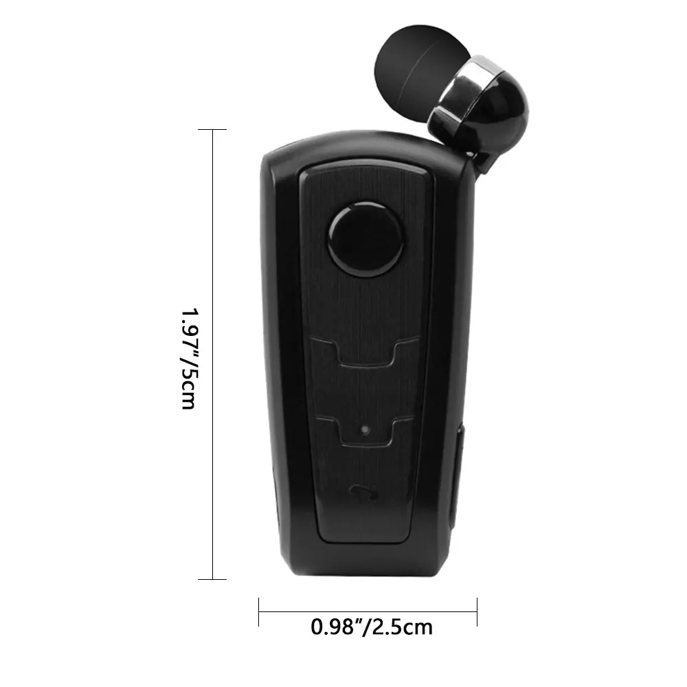 Fineblue F910 Беспроводная Bluetooth V4.0 гарнитура в ухо вибрирующее оповещение носить клип Hands Free наушники для смартфонов