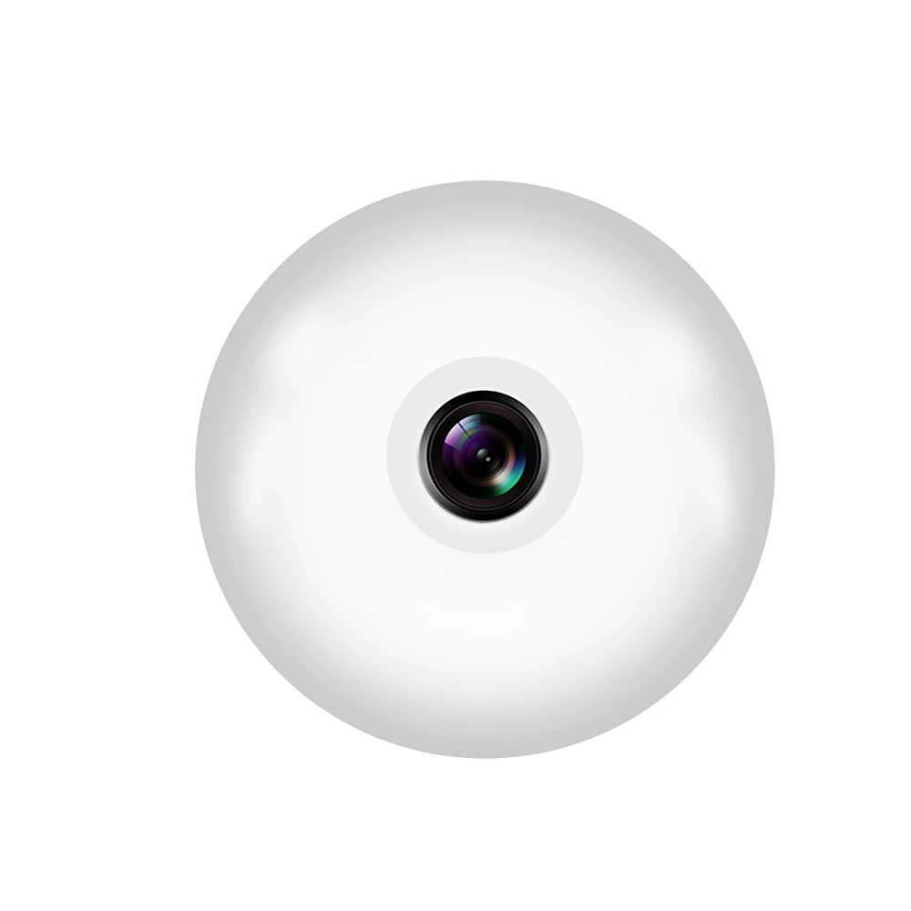 Podofo лампа Беспроводная VR IP камера Wifi светильник 360 градусов панорамный 1080P рыбий глаз домашняя камера видеонаблюдения ИК ночного видения
