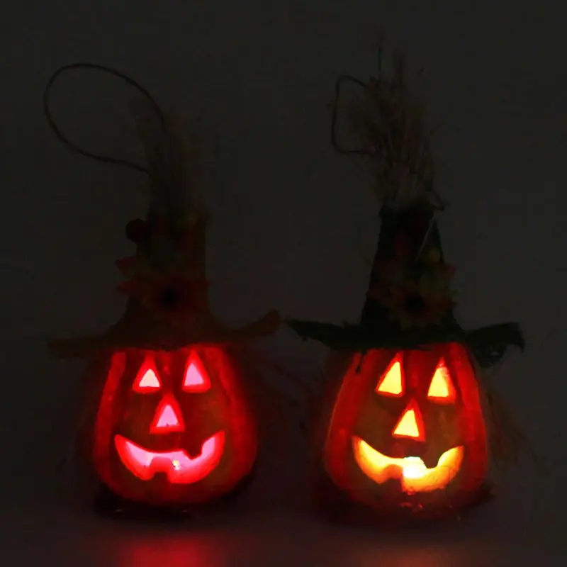 Ночной светильник в виде тыквы на Хэллоуин, декоративный светильник для дома на Хэллоуин, аксессуары для украшения вечеринок