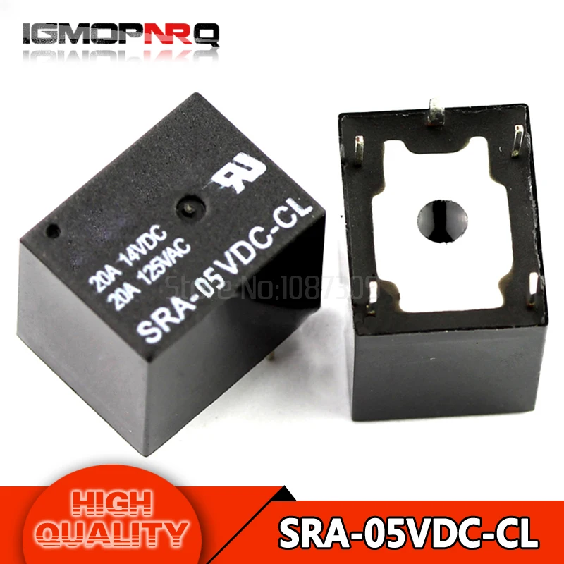 

5PCS/LOT Relay SRA-05VDC-CL SRA-05VDC SRA-05V SRA-05 relays 5PINS 5V DC High Quality T74