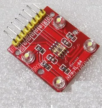 

[BELLA]Red plate TCS3200 TCS230 color sensor module upgraded version of the smart car send data (C1B5)--5PCS/LOT