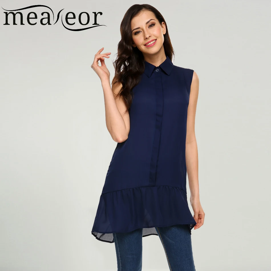 sleeveless blouse for interview