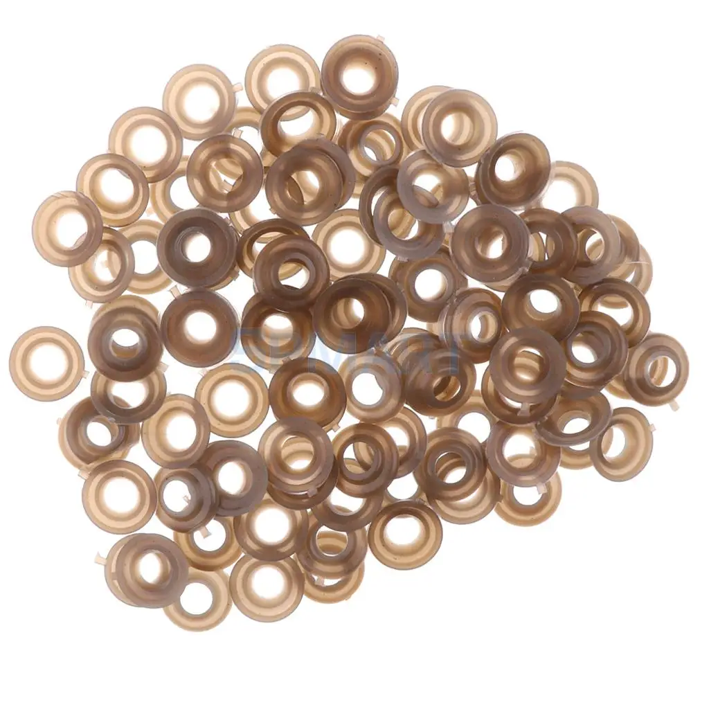 100 Pieces 15mm Plastic Safety Eyes Nose Washer BACKS for Bear Doll DIY Craft 