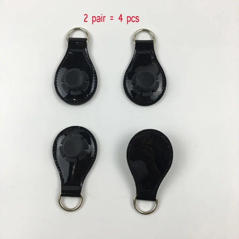 Diy High quality 2 pair 4 pc matte Drop End for Obag handle PU Drop attachment for O bag Obasket women Bag 