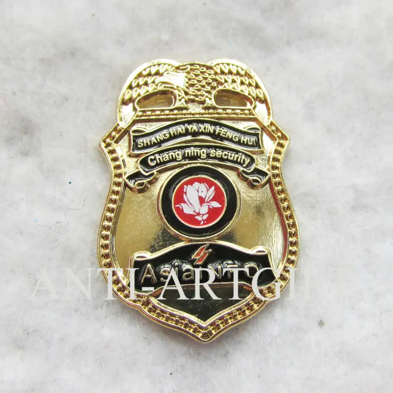 Customized multiple design gold metal Lapel Pins 1.25" enamel badges