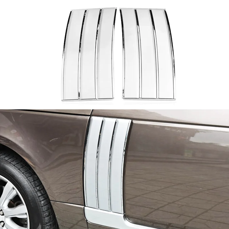 n\a Fit for Land Rover Range Rover 2013 2014 2015 2016 2017 2018 2019 2020 2021 ABS Side Vent Grille Mesh Grill Silver