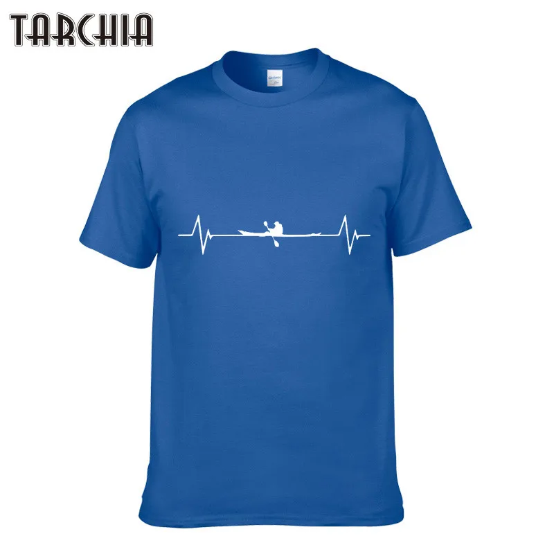 Футболка TARCHIA мужская с коротким рукавом Модная хлопковая тенниска повседневная