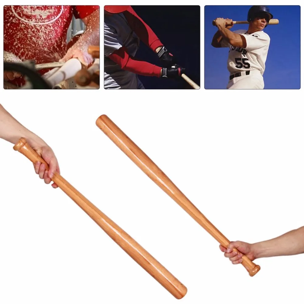 74 Cm Solid Wooden Baseball Bat Professional Hardwood Baseball Stick