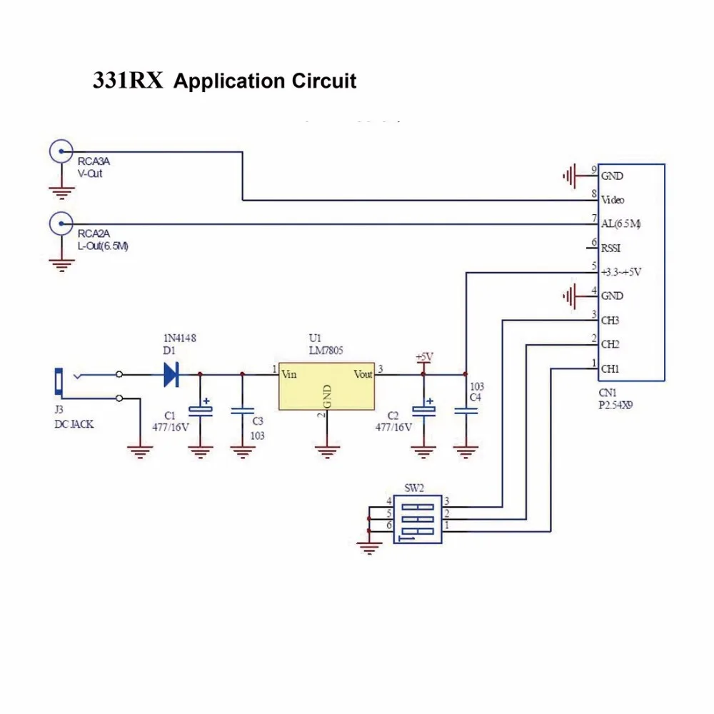 Trasmettore UHF 16CH Trasmettore TV Modulo RF 360-900 MHz TV FM Trasmettono Audio Video Sincrono Trasmissione Di Immagini Wireless - Foto 2