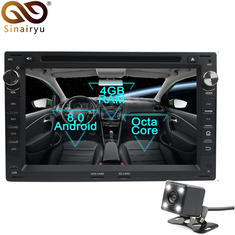 Sinairyu Android 8 0 Octa Core font b Car b font DVD Player for VW Passat