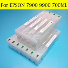 1 Set Empty Refill Ink Cartridges For Epson 7900 9900 Printer With Cartridge Chip Resetter And Maintenance Tank Chip Resetter 1 Set Empty Refill Ink Cartridges For Epson 7900 9900 Printer With Cartridge Chip Resetter And Maintenance Tank Chip Resetter